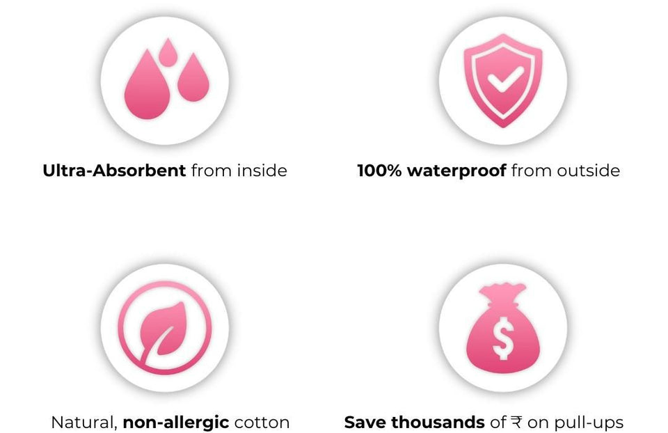 2 In 1 Baby Waterproof Leakproof Children Cloth Diapers Pant zv0y6i-kp