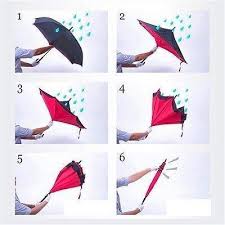 Bazaarify fashionable Inverted Umbrella