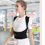 Adjustable Back Posture Corrector/ Slouching Relieve Pain Belt Women Men zv0y6i-kp