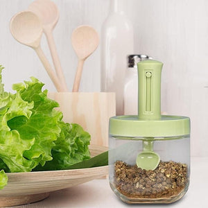 Air Tight Jar with Stand Spoon
