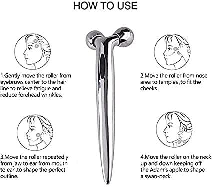 ABS Mini Long 3D Y Shape 360 Rotate Face Small Roller zv0y6i-kp