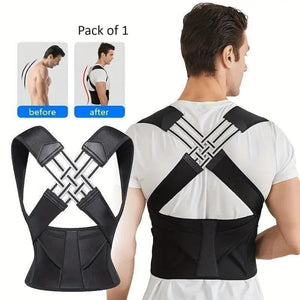 Adjustable Back Posture Corrector/ Slouching Relieve Pain Belt Women Men zv0y6i-kp