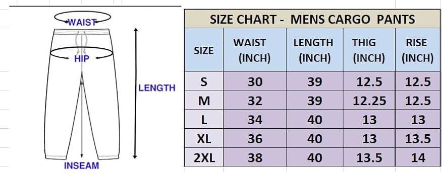 Japanese Fit Men's Solid Cargo Pant - Black